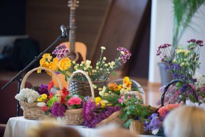 Image of basket of flowers for Flower Communion